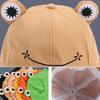 Cute Frog Design Sun Protection Fisherman Hat Children Adults Outdoor Bucket Cap