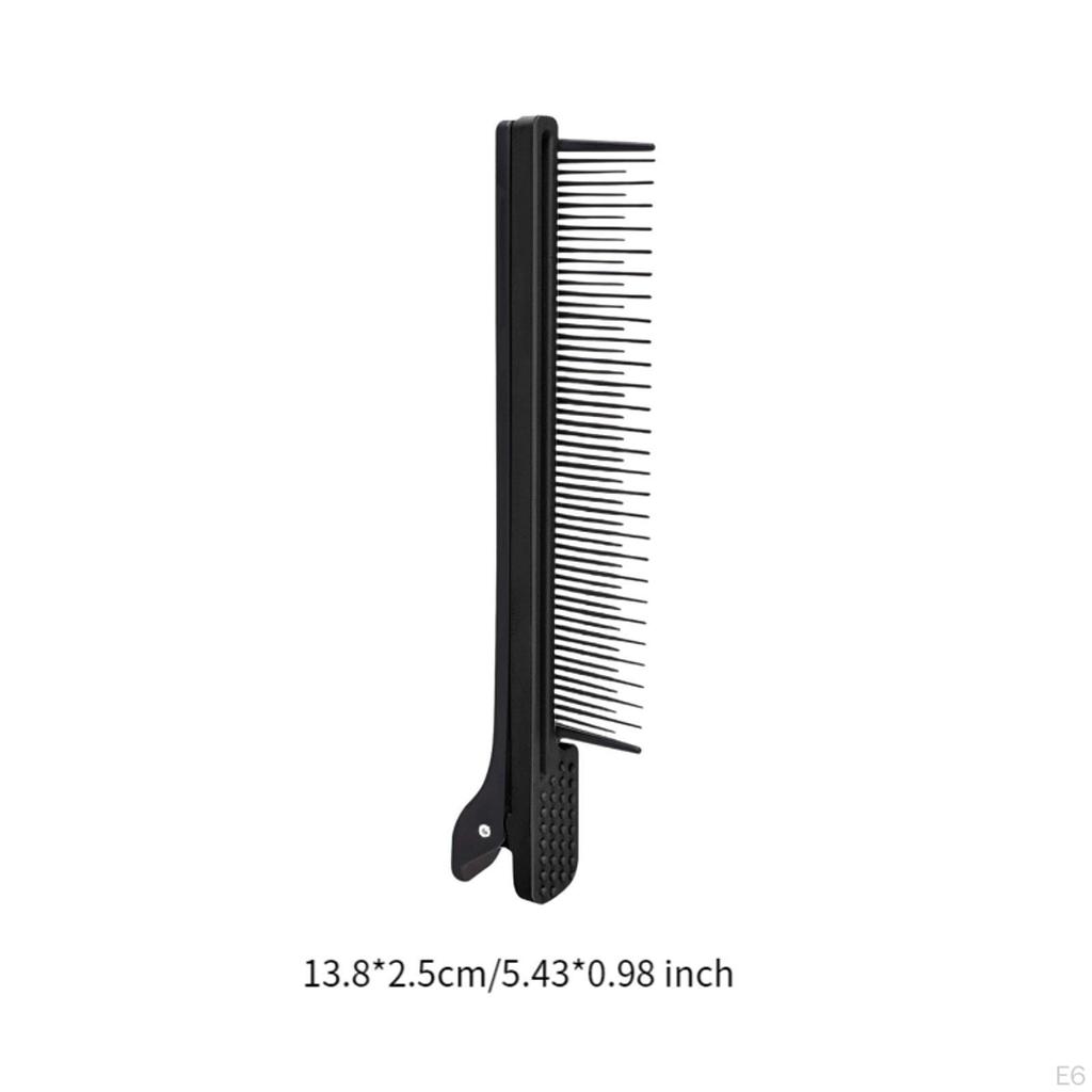 2 Pieces Hairdressing Assistant Comb Barber Shop Clip Professional Hair Dye and Perm Clips for Salon