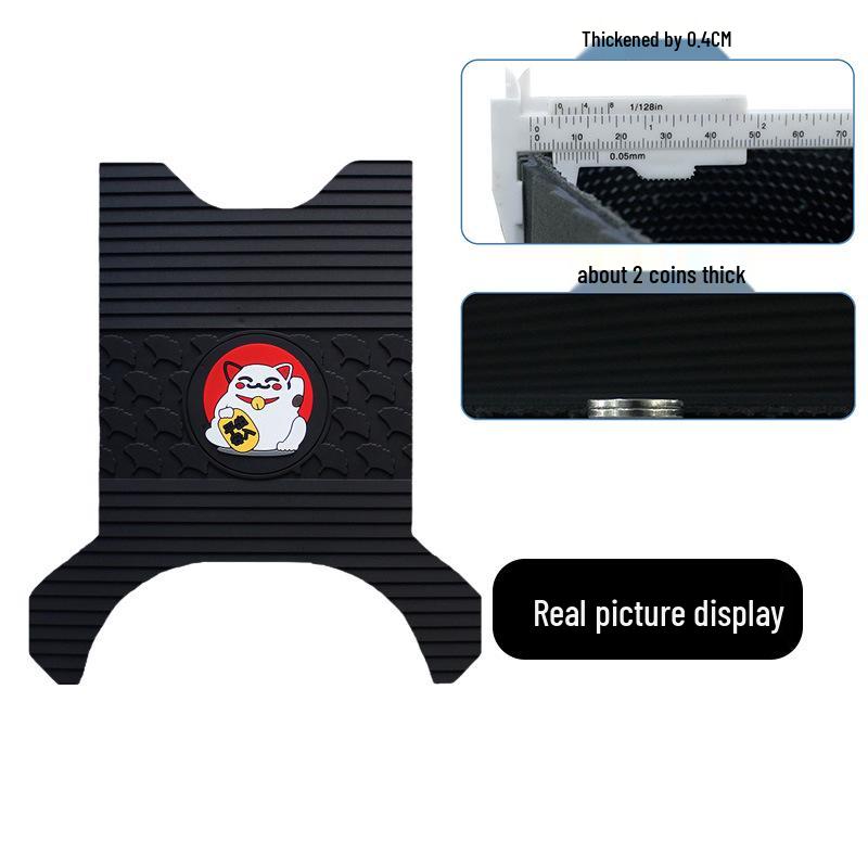 Luyuan F25 Electric Bicycle/Scooter Anti-Slip Waterproof Rubber Foot Mat