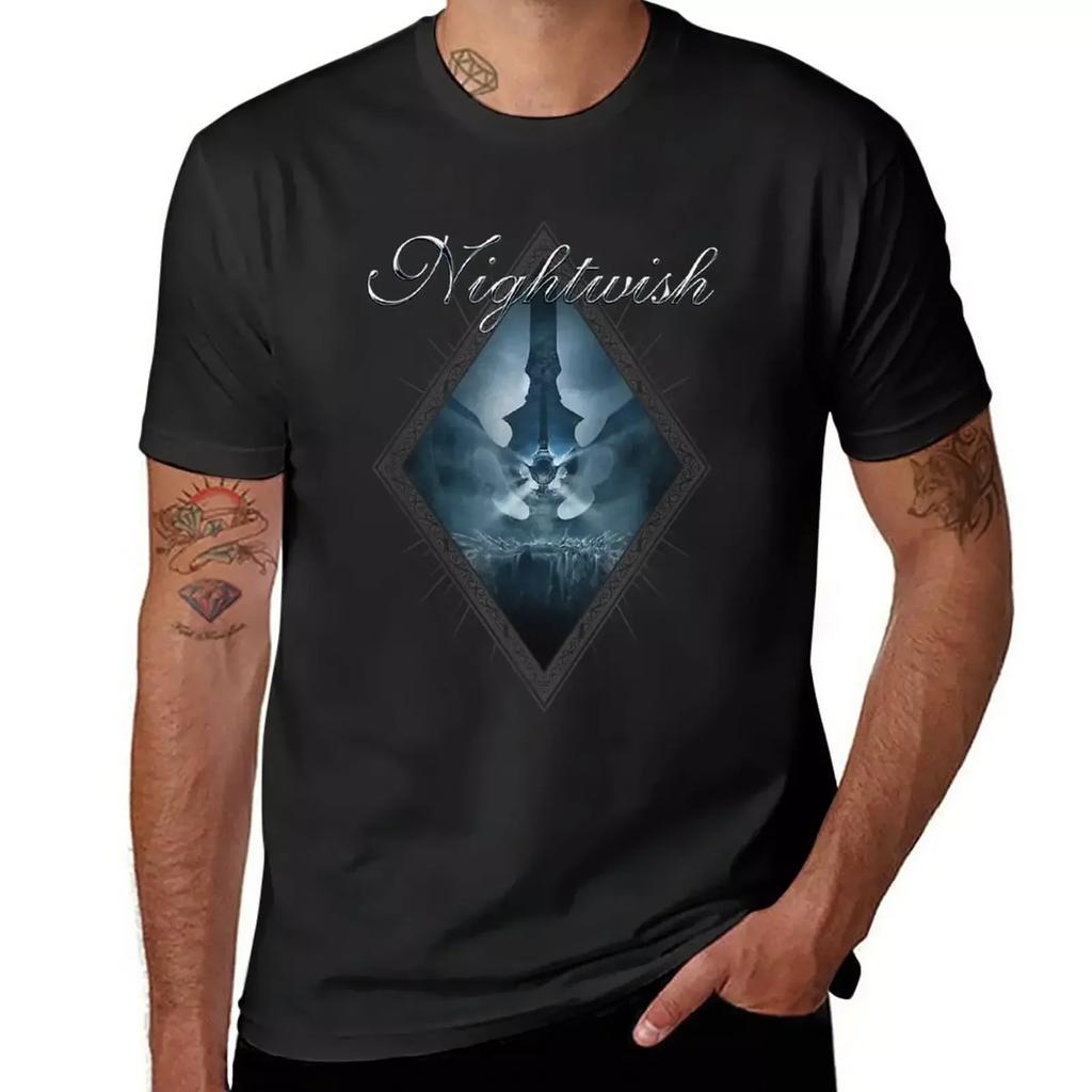 Dark Passion Play (Album Cover Nightwish Logo) Tshirt Animal Prinfor Boys Summer Top Customs Tshirts For Unisex Cotton