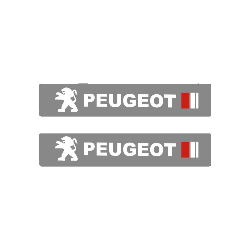 2Pcs Auto Windshield Wiper Laser Sticker Car Styling Decal for Peugeot 208 308 408 508 2008 3008 4008 5008J