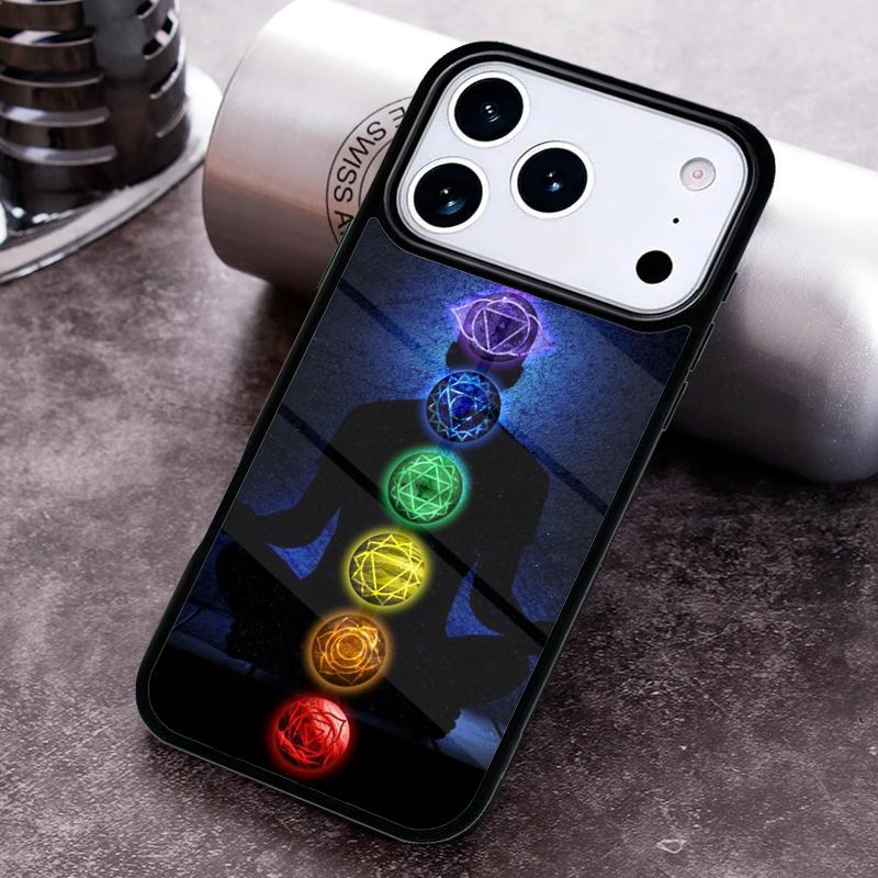 

Mandala Chakra Insist Yoga soft Phone Case for iPhone 17 16 15 Pro Max Air 14 13 12 11 Plus Shockproof Capa Cover iPhone 16