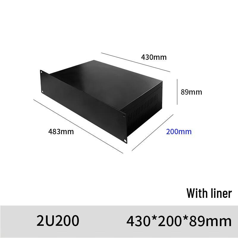 Xinlongyuzhan 19-inch Industrial Server Rack Chassis Black