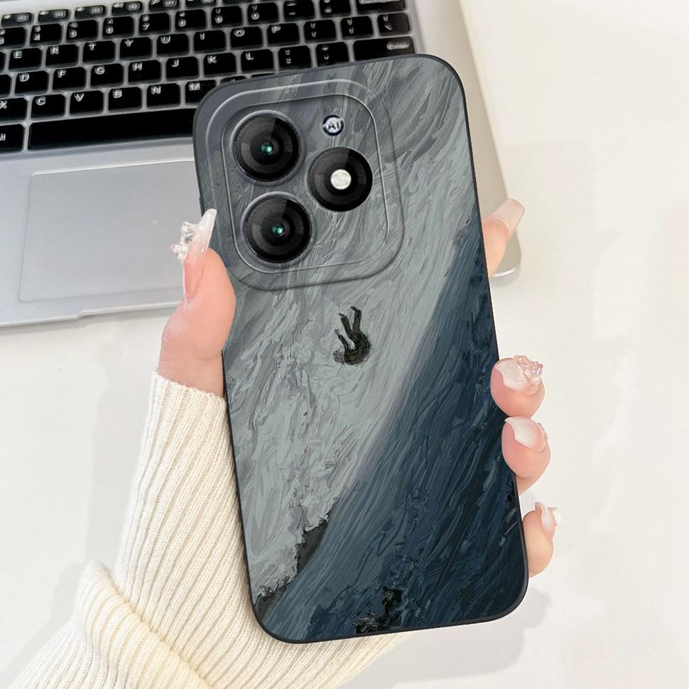 For Itel A70 A665L Case Soft Silicone Fashion Rabbit Phone Cover For Itel A 70 A70 Fundas ItelA70 Casing Shockproof Cover