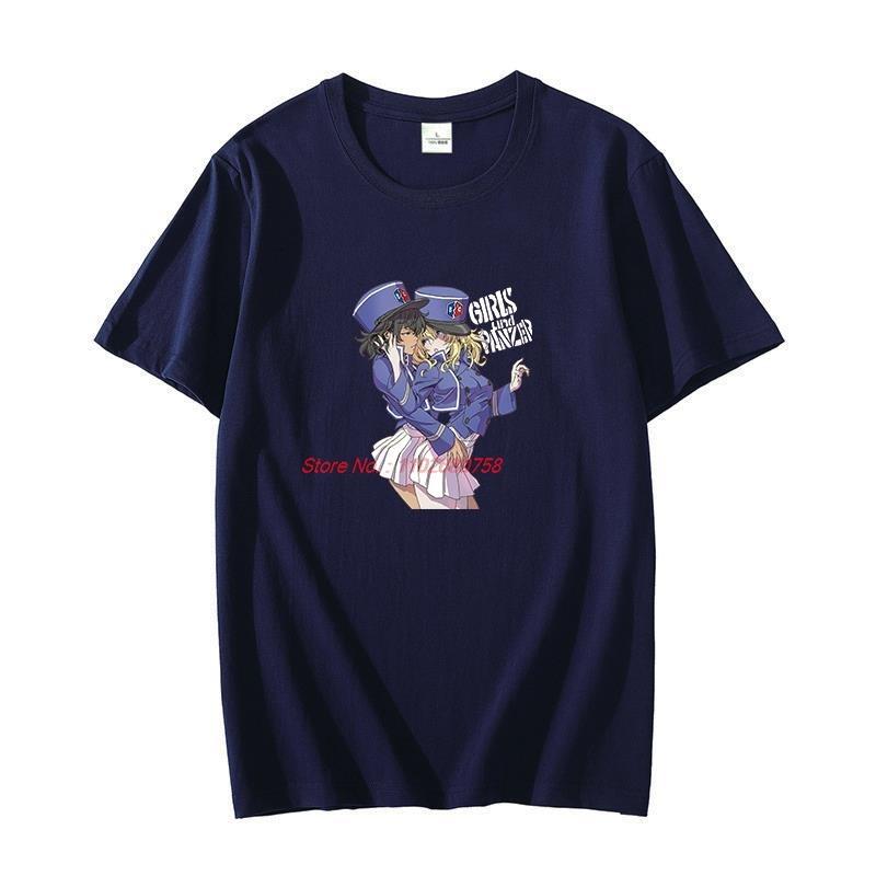 Cotton Tshirt Anime Girls Und Hot Sexy Lesbian Couple Unisexga Harajuku Graphic T Shirts Oversize Tshirts Summer Unisexs Clothing