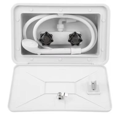 L10A RV Exterior Shower Box Quick Connect Sprayer & Hose Faucet Hose For Motorhome Boat Accessories