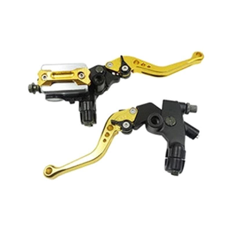

7/8 Universal Left Hydraulic Brake Master Cylinder for Motorcyle Kids ATV Quad Moped Pit Dirt Bike золотой