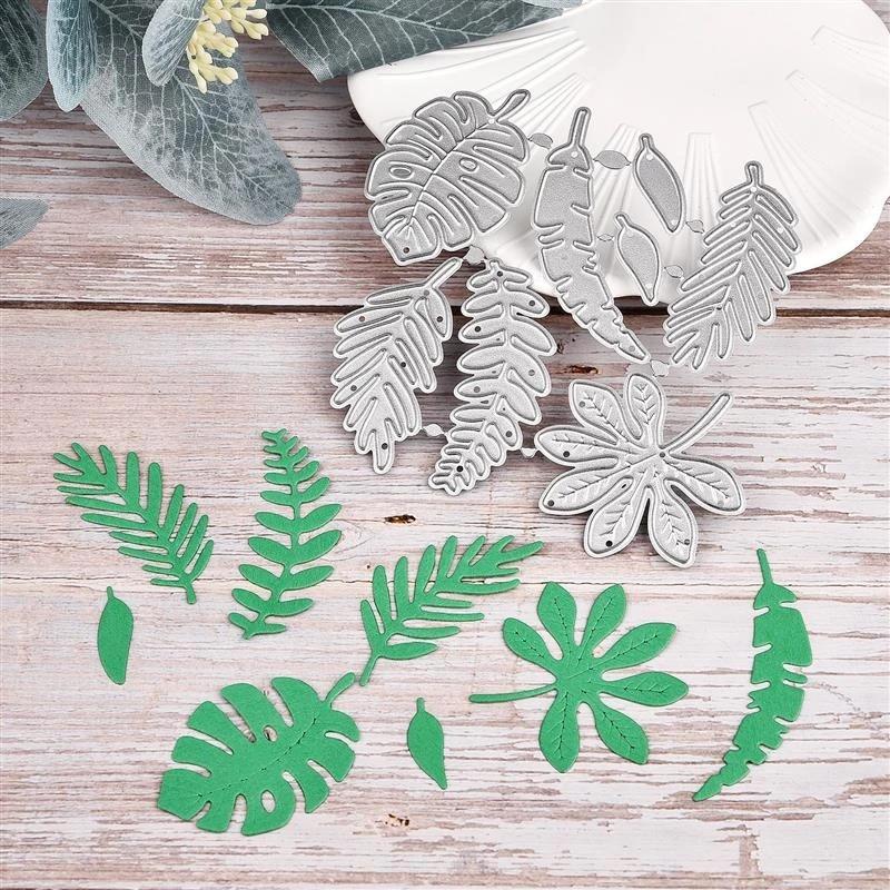 Leaf Cutting Dies Embossing Scrapbook Papercutting Greeting Cards Knife Mold Decorative Crafts Punch Stencil
