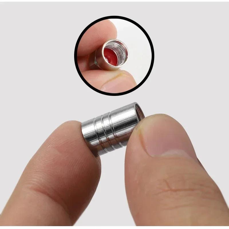 Per Volkswagen VW Car Styling Tappi Metallici per Valvole Pneumatici Auto Accessori Prevenzione Polvere Per R Volkswagen Magotan R-Line Touran GTI B
