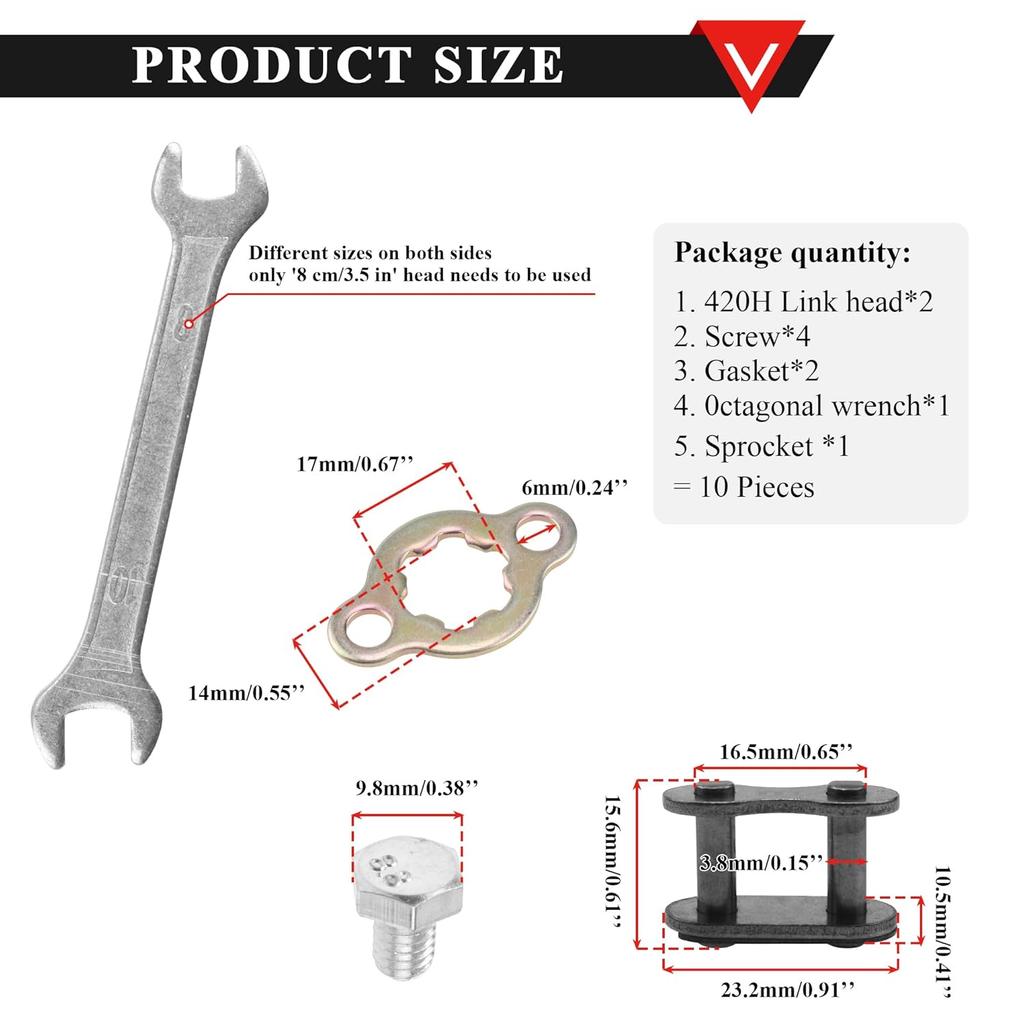 PRO BAT 420 18T 17mm Front Engine Sprocket 125cc 140cc 150cc 160cc TaoTao Loncin Lifan Zongshen Roketa Coolster Sunl Chinese ATV Quad Dirt Pit Mini