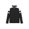 Fila Golf Color Block Stand Collar Pullover Long Sleeve T-Shirt Men Tops Deep-Black A11M145229F-BK
