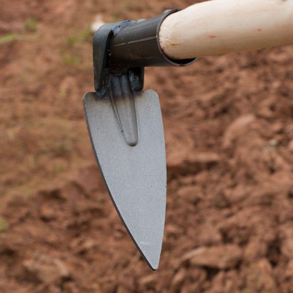 Manganese Steel Garden Hoe Anti-Rust Weeding Removal Tool Agricultural Rakes Collect Weeds