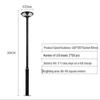 Custom UFO Shaped Solar Powered Waterproof Outdoor Lamp - Super Bright High Power Circular Design