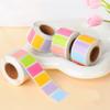 1roll Name Sticker Color Coding Labels Sticker Adhesive Rectangle Sticker Solid Colors Label Tag Office Educational Supplies TMZ