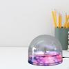 Motion Toy Rotating Decor Educational Art Craft with Colorful Light Transparent Cover for Cabinet