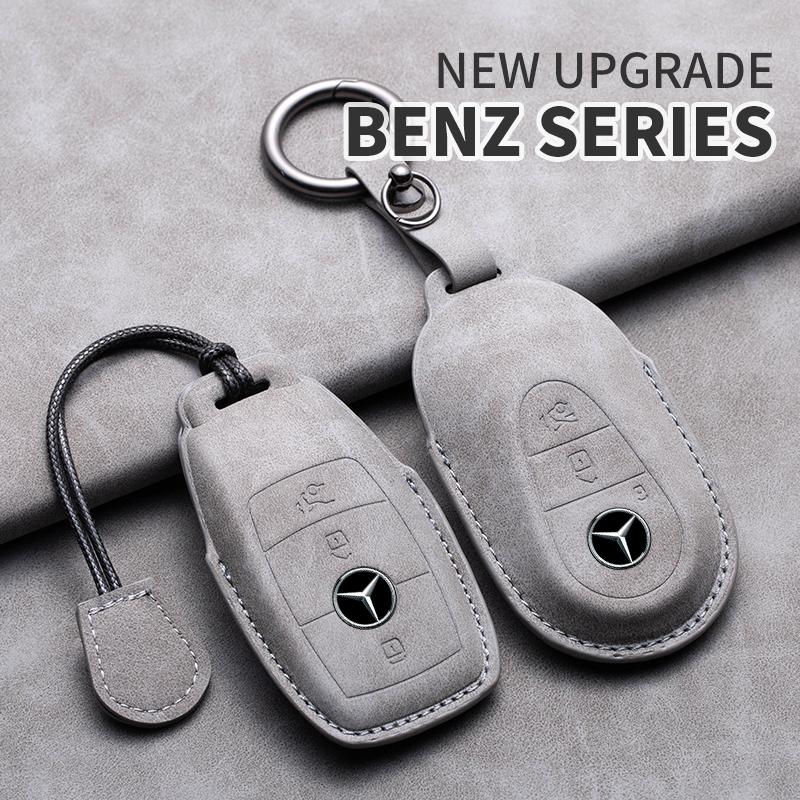 Car Key Case Cover For Mercedes Benz A C E S G Class GLC CLE CLA GLB GLS W177 W205 W213 W222 AMG W206 W223 S350 C260 C300 S400