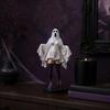 Creative Ghost Statue for Birthday Souvenir Gothic Lady Sculpture, Halloween Resin Shrouded Woman Figurine, Mythical Cute Sculpture Secret Room