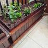 Woer Garden Rectangular Anti-Corrosion Solid Wood Planter Box