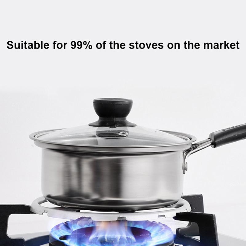 Simmer Ring Safe Stovetop Reducer Portable Gas Stove Durable Camping Support Coffee Maker Shelf Steel Practical Accessories