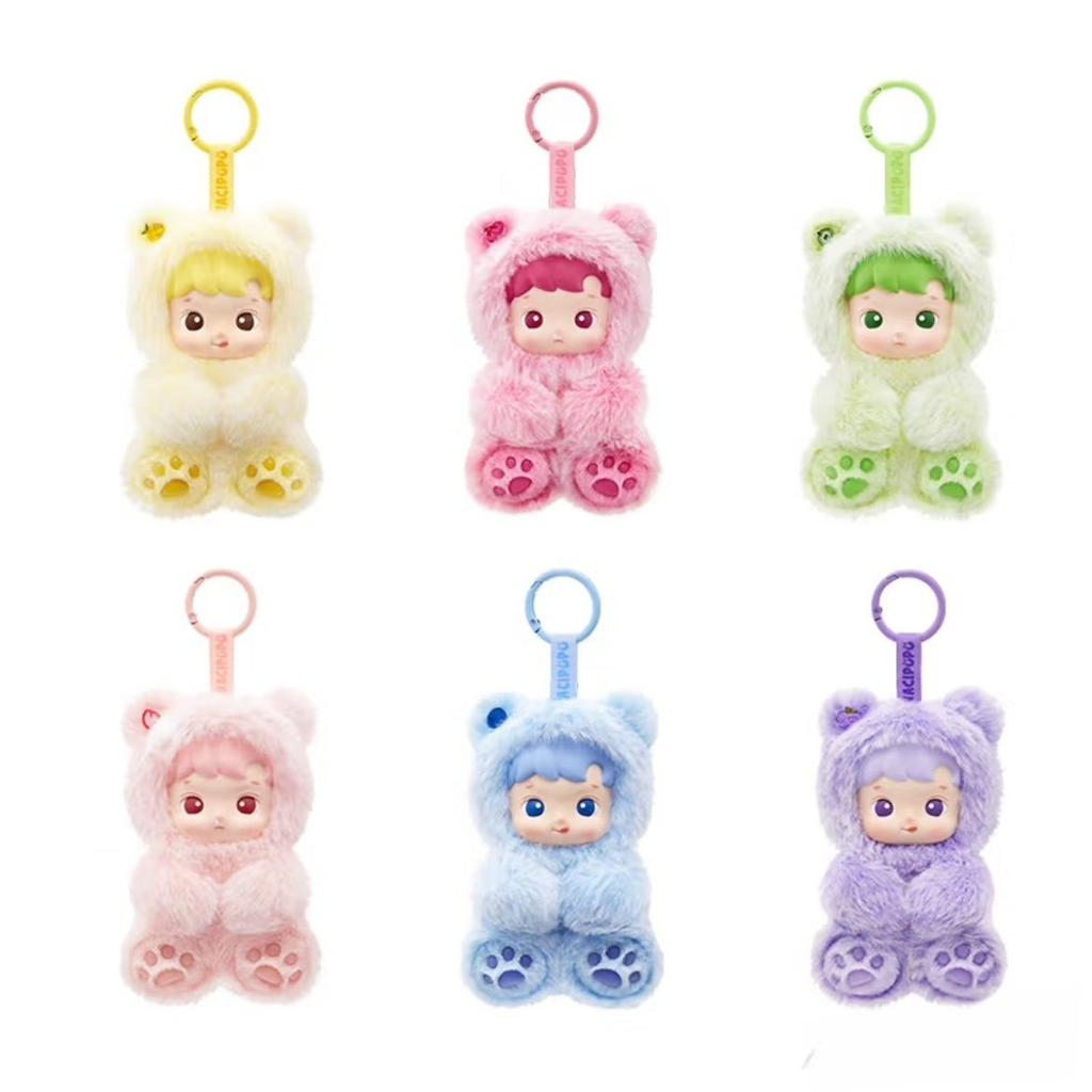 Hacipupu Gummy Bear Pendant Kawaii Keychain Pendant Model Toy Cute Birthday Gift