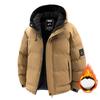 Casual Quilted Winter Jacket with Hood and Thermal Padding