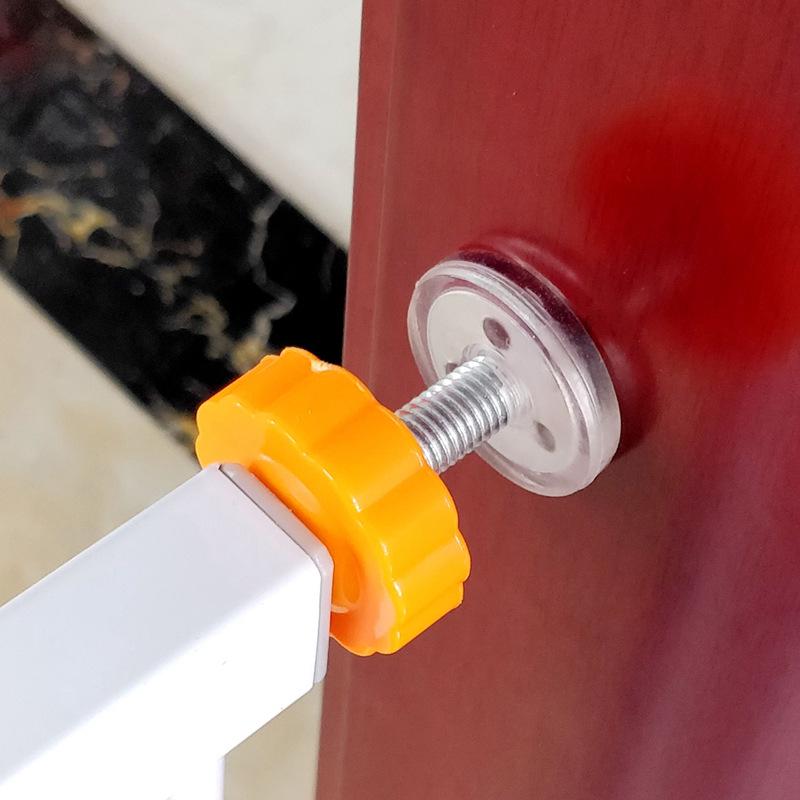 Pet Safety Gate with Fixed Top Bolt, Dog Fence & Child Stairway Guardrail