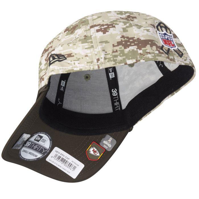 Casquette 39THIRTY - NEW ERA - Kansas City Chiefs - Camouflage - Logo brodé - Coupe extensible