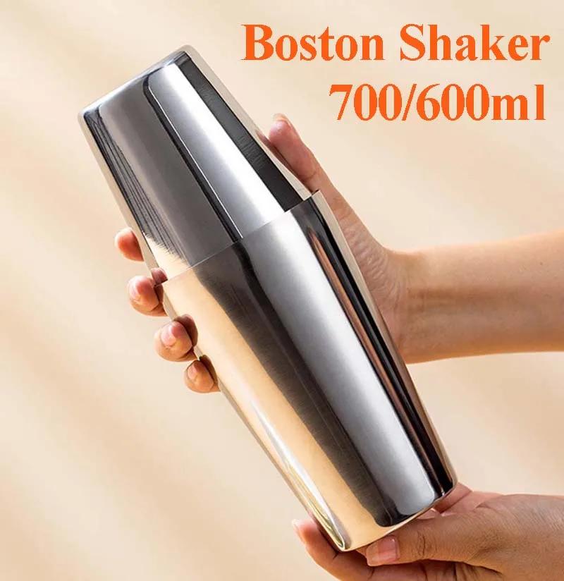 Nerezová sada na koktejly Míchačka Barman sada Cobbler Boston Shaker Barová sada Nástroje Jigger Míchačka Muddler Nalévátko Lžíce