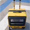 Large Capacity Pet Luggage Box Breathable Cat Bag Adjustment Rod Silent Basket Shockproof Pet Stroller Pet Travel Carriy