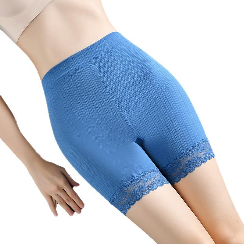 Plus Size Women Spring and Summer Belly Lift Hip Breathable Anti Loose Cotton Crotch No Trace Leggings