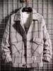 2025 Men's Trendy Wool Plaid Jacket - Autumn/Winter Casual Loose Fit