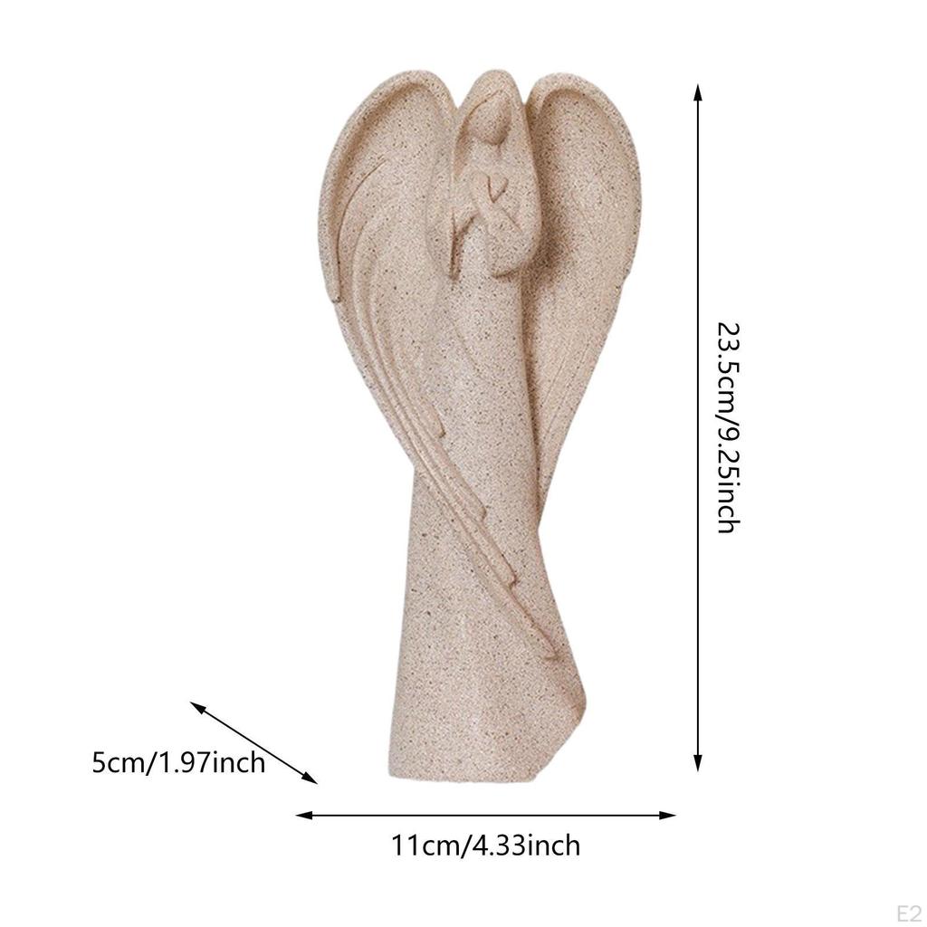 Scultura Figurine Angelo in Preghiera Camera da Letto in Piedi Commemorativa Regali di Ricordo Decorazione per la Casa