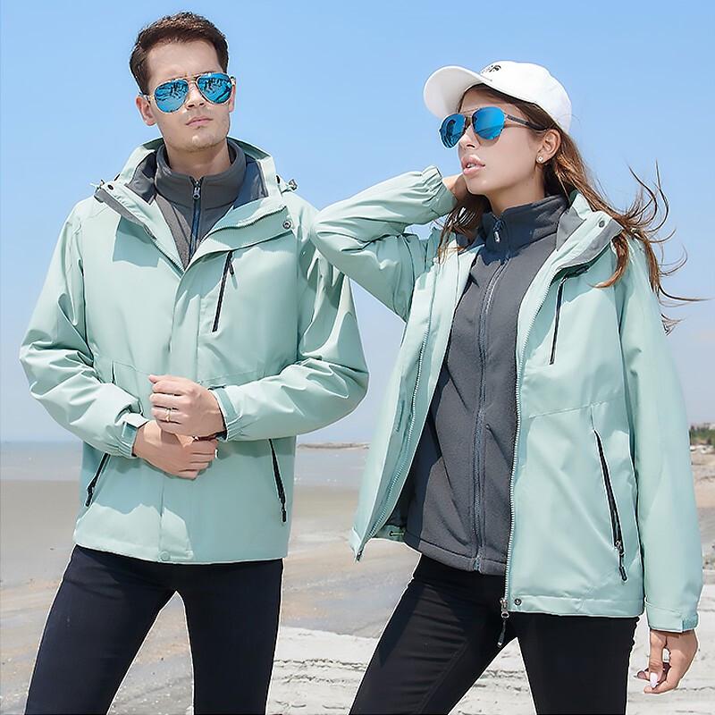 Tluoman Unisex 3-in-1 Outdoor Hooded Jacket TLM-HC03 L