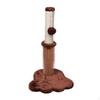 19'' Cat post for scratching Climbing Shelf Tree Sisal Rope Wrapped Scratcher Scratch Kittens Adult