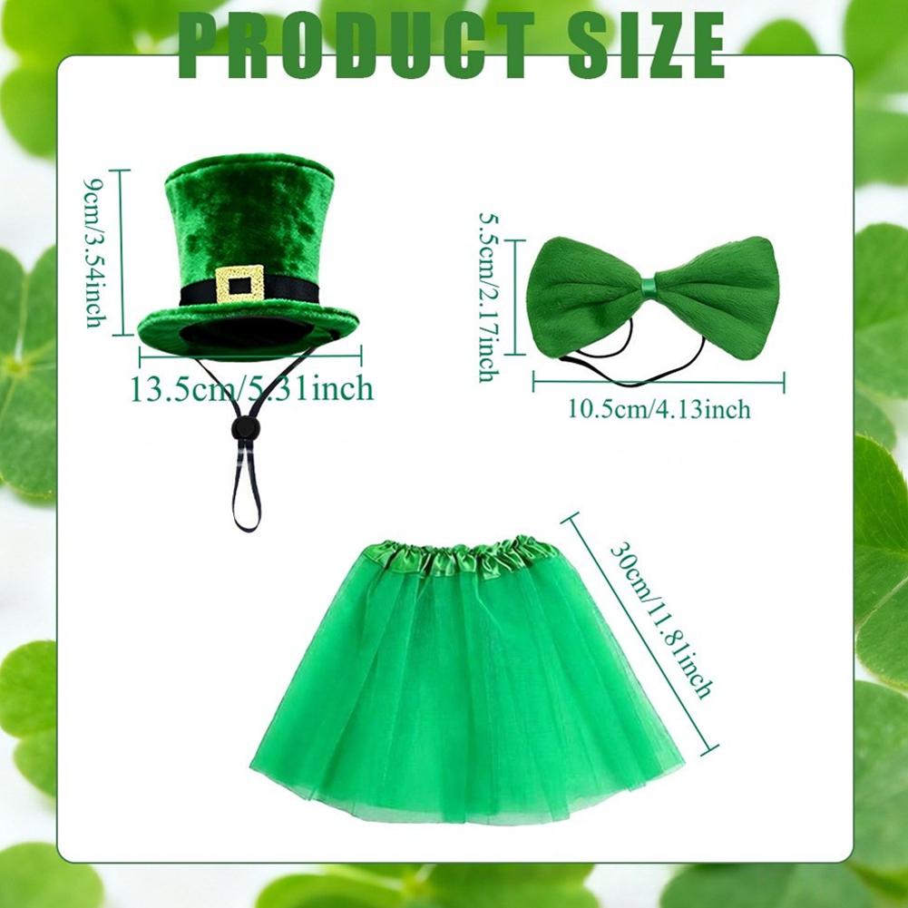 

For St Patrick\\\\\\\\\\\\\\\ s Day Vibrant Green Lawn Goose Outfit Top Hat Bandana Set Tuxedo Bandana Seasonal Lawn Decoration China Mainland