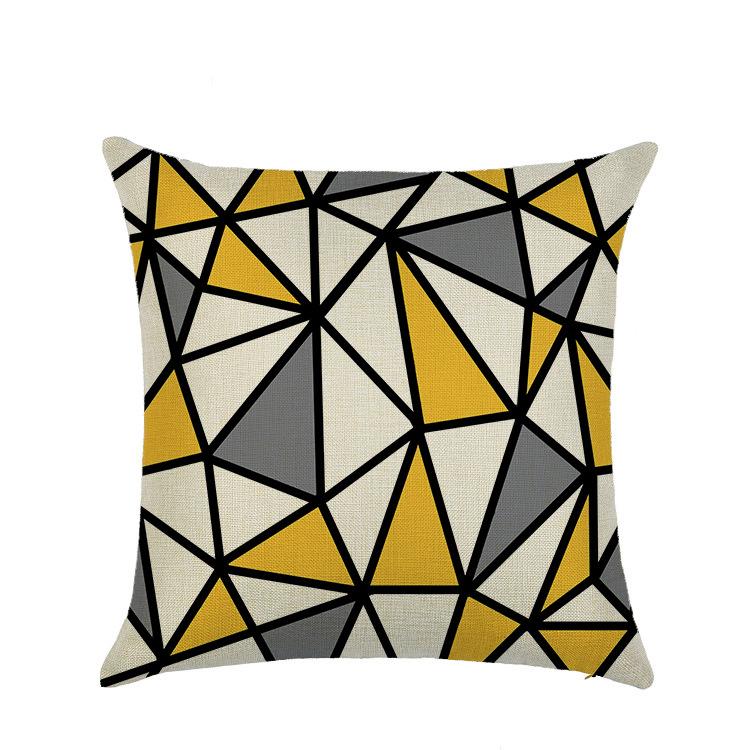 Geometric Pillow Cover, Abstract Line, Home Living Room, Sofa Cushion Cover, Bedroom Bedside Pillow Cover