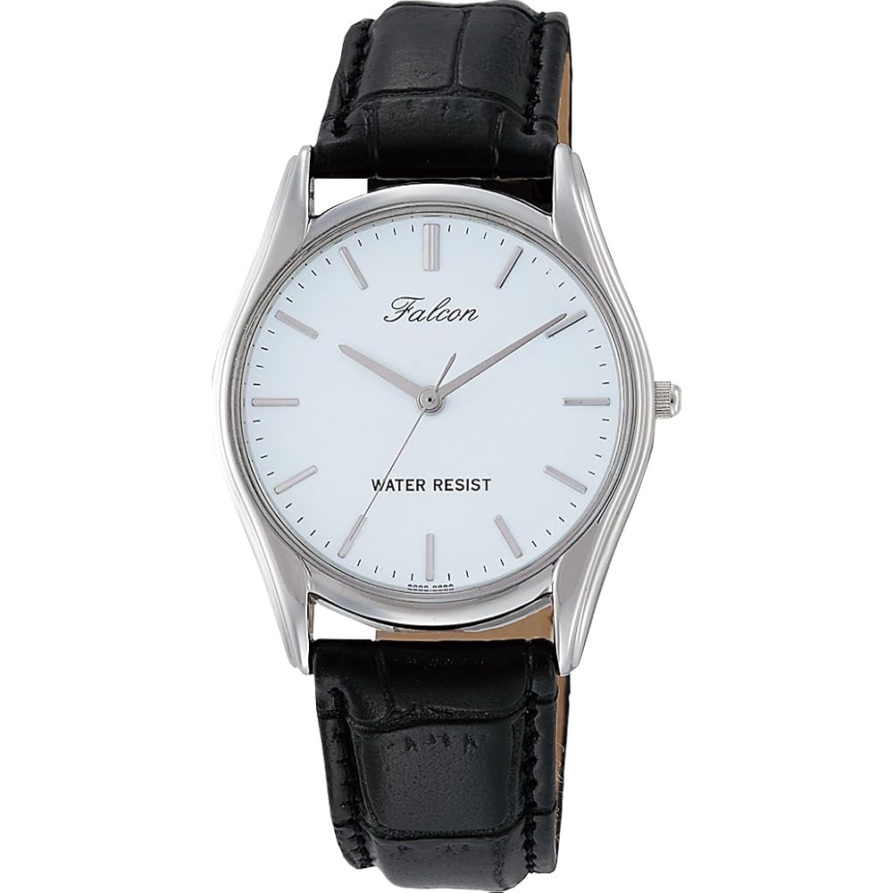 

Citizen Q&Q Analog Waterproof Watch Leather Strap QA00-301 Men s Black