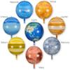10pcs 22inch Solar System Balloon, 3D Helium Foil Planet Balloon, Moon Balloon, Earth Balloon, Sun Balloon, Mercury, Mars
