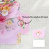 3D Popup Thank You Birthday Card Elegant Flower 3D Surprise Card Greeting Card for Birthday Christmas Mother Day