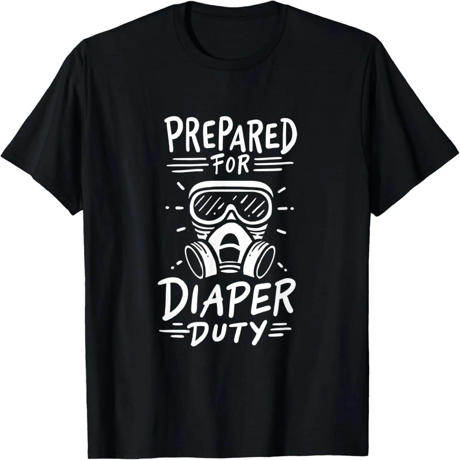 

Diaper Duty, Prepper & Survivalism New Father T-Shirt XXXXXL чорний