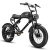 MEELOD DK300PLUS Adult Electric Bicycle 750W Motor 48V20Ah Battery Electrical Road Bike 20" Fat Tire Retro Urban Commuting Mountain E-Bike