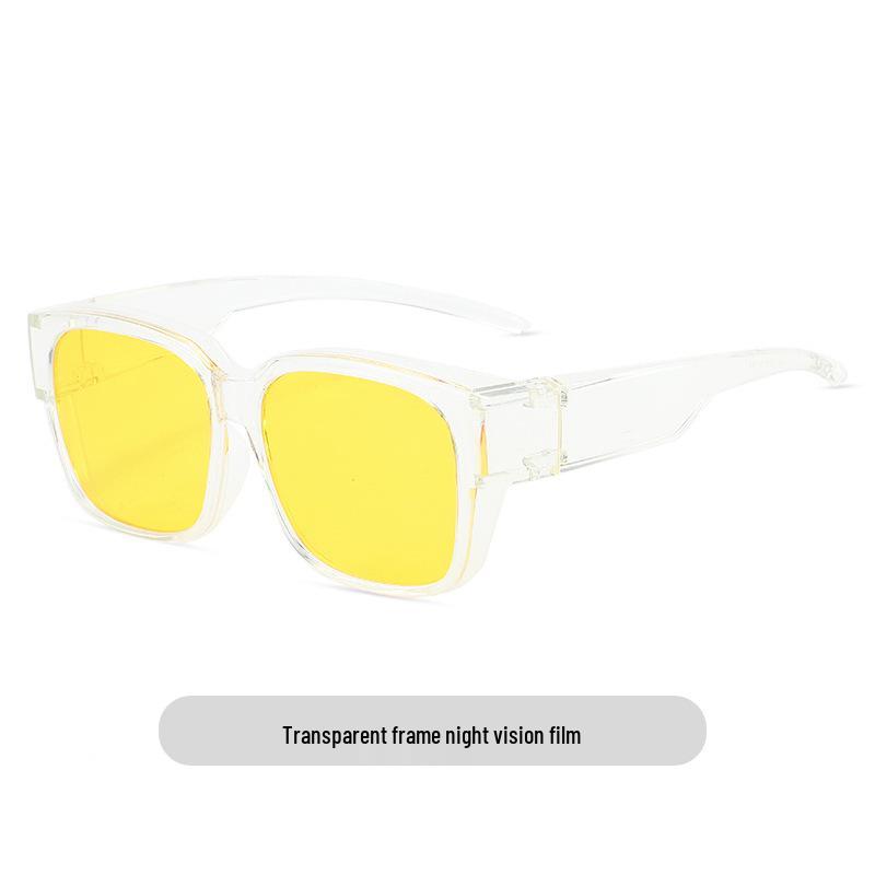 Myopia Clip-On Polarized Sunglasses for Driving - UV Protection & Night Vision