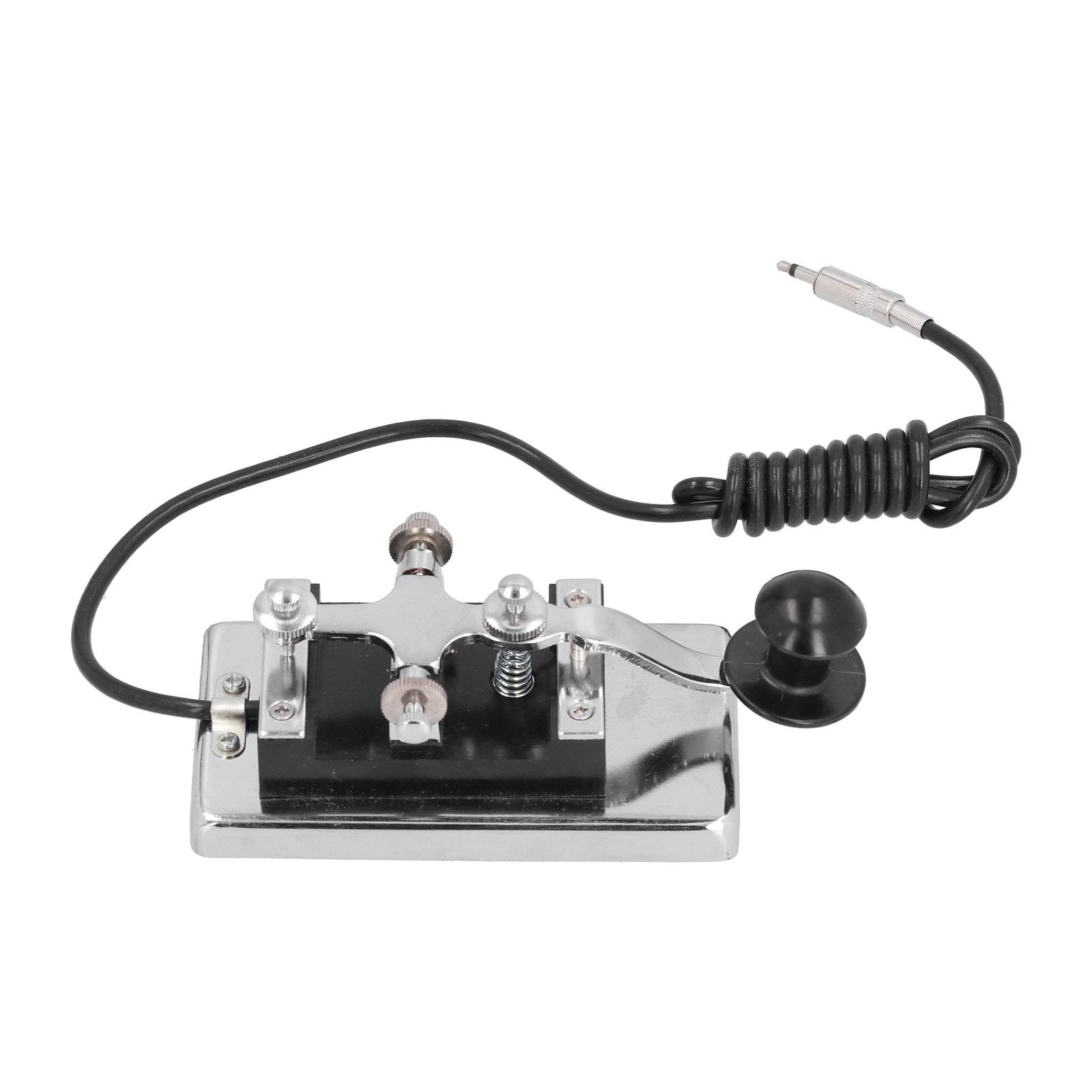 Código Morse CW Telegrafía Llave Manual Pesada Radio de Onda Corta Comunicación Materiales Didácticos HYK4