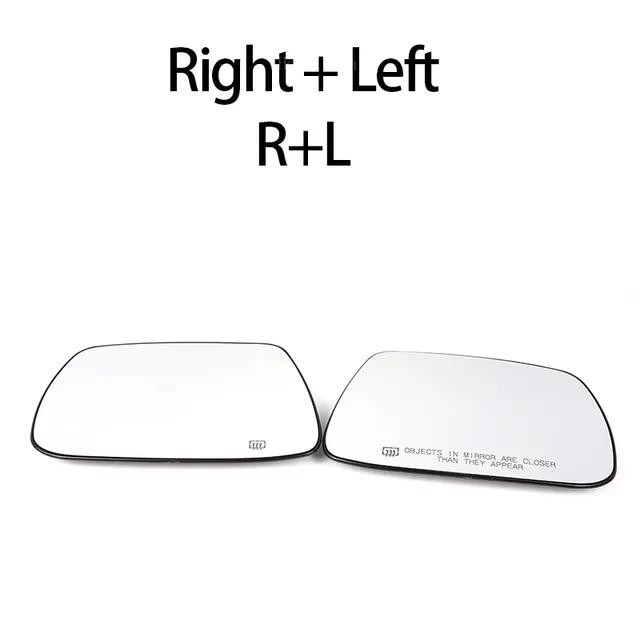 Left Right Side Heated Mirror Glass LH RH Replacement for Jeep Grand Cherokee 2005-2010 5142875AA, CH1324102 5142874AA,CH1325102