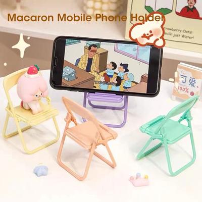 Multifunctional Phone Stand Gifts Chair Stand Holder Shape Foldable Mobile Phone Holder