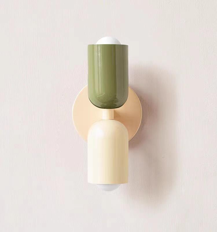 Vintage Cream Double Head Wall Lamp for Bedroom or Dining Room - French Style Nordic Lighting Fixture