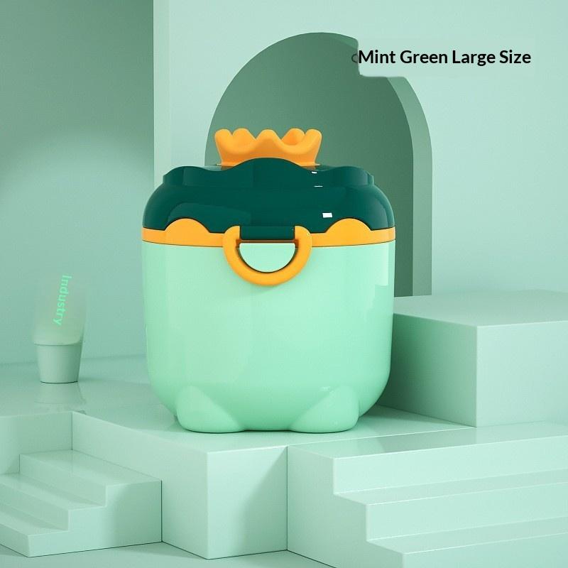 Cartoon Portable Milk Powder Container With Spoon Baby Milk Powder Storage Box Baby Feeding Travel Container A5