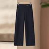 Mid-Aged Women's Elastic Straight-Leg Fall Casual Pants