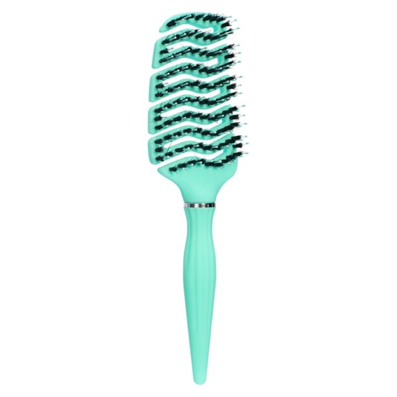 

Quick and Convenient Hair Styling Tool Detangling Brushes Detangle Smooth Hair Comb Perfect for All Hair Textures зелений