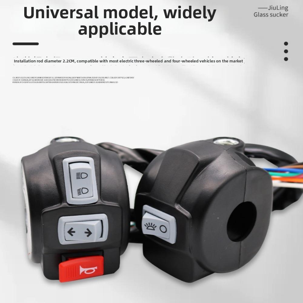 Aluminum Alloy Switch Assembly Plastic Horn Headlight Turn Signal High Quality Combination Button